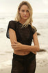 PQ Swim Black Renee Crop Top